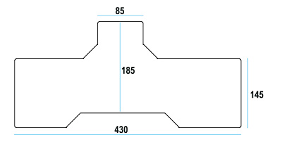 Bloc de caoutchouc G30B